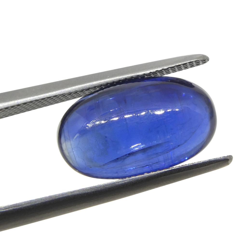 5.33ct Oval Cabochon Blue Kyanite from Brazil  For Sale 5