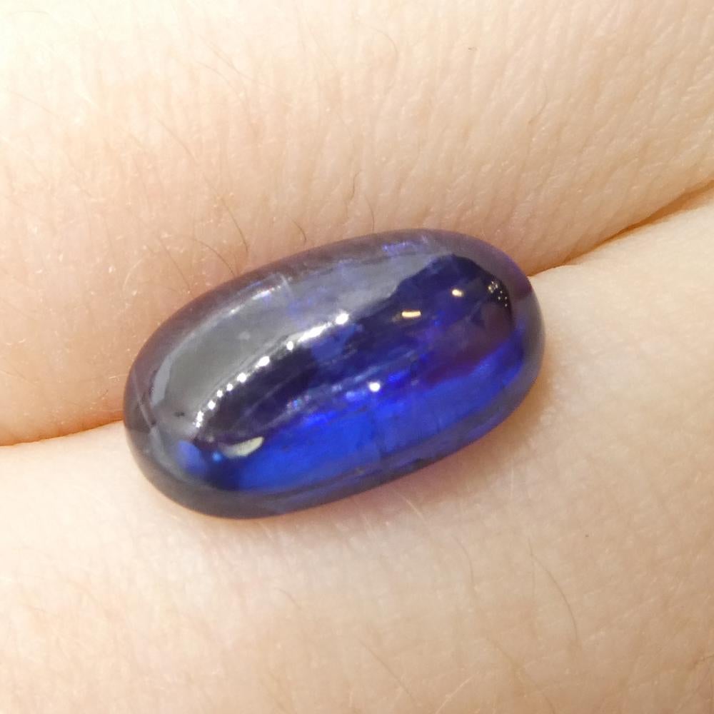 5.33ct Oval Cabochon Blue Kyanite from Brazil  For Sale 6