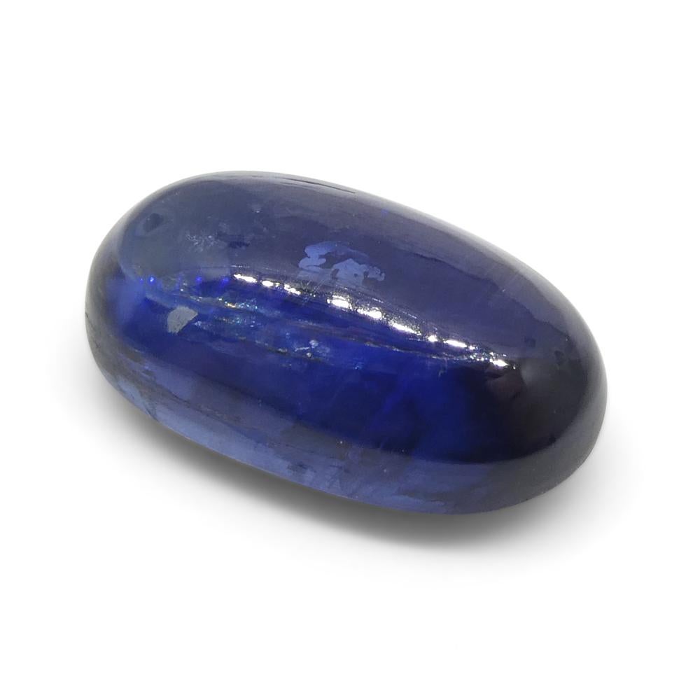 5.33ct Oval Cabochon Blue Kyanite from Brazil  For Sale 1