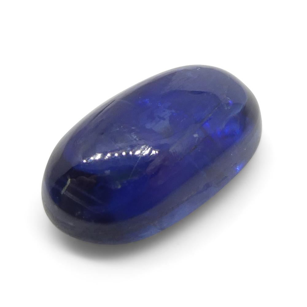 5.33ct Oval Cabochon Blue Kyanite from Brazil  For Sale 2