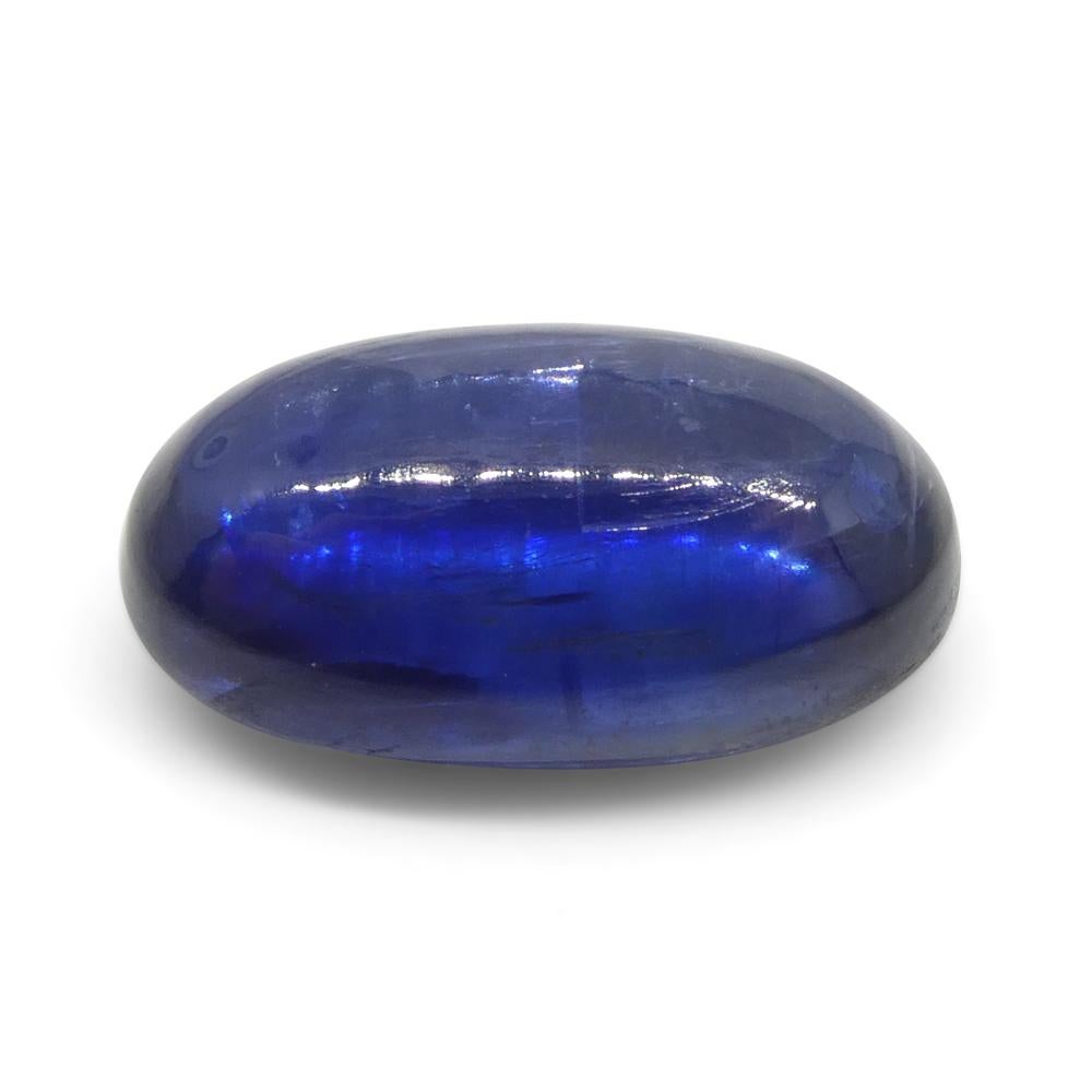 5.33ct Oval Cabochon Blue Kyanite from Brazil  For Sale 3