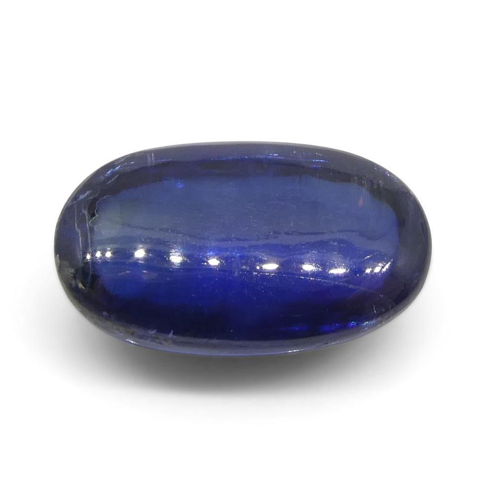 5.33ct Oval Cabochon Blue Kyanite from Brazil  For Sale 4