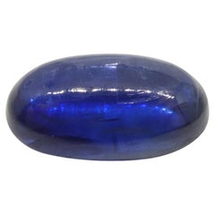 Kyanite bleue cabochon ovale de 5,33 carats du Brésil 