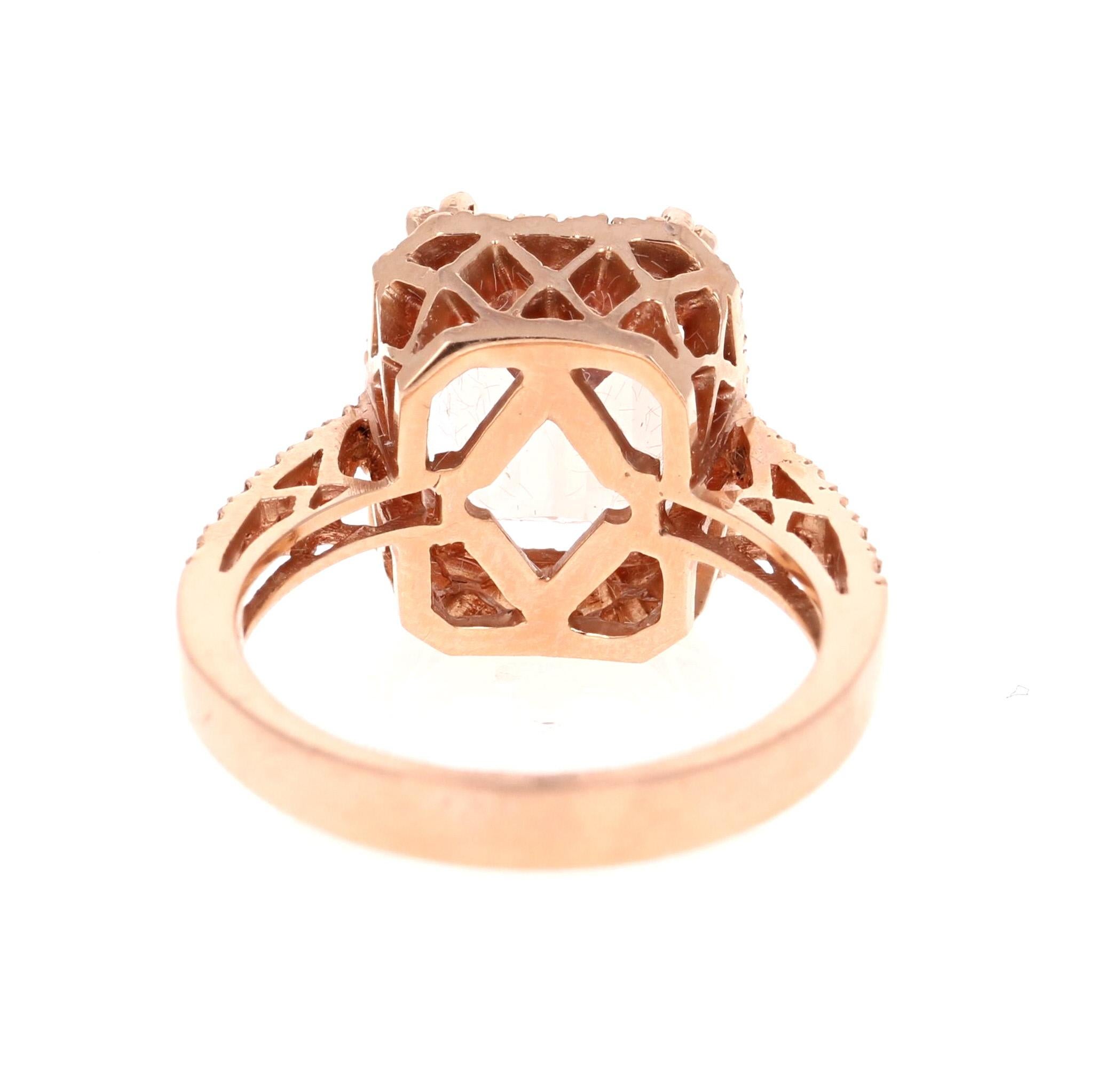 morganite engagement rings rose gold