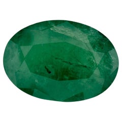 5.34 Ct Emerald Oval Loose Gemstone
