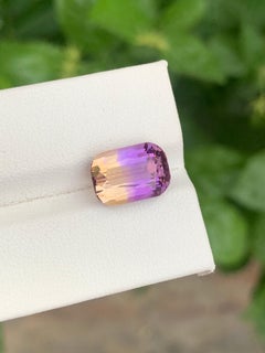 5.35 Carat Natural Loose Ametrine Cushion Cut Gemstone