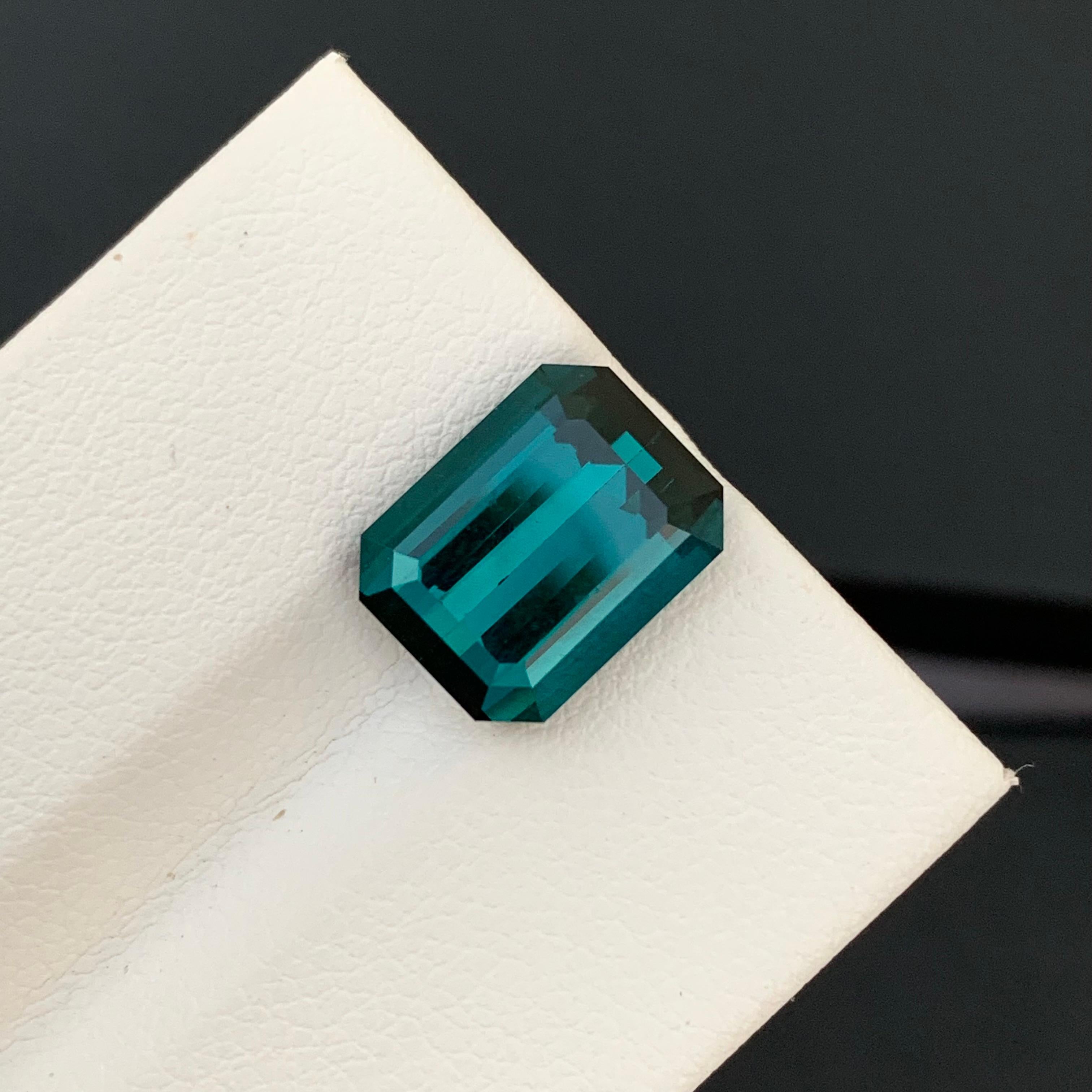 Loose Indicolite Tourmaline
Weight: 5.35 Carats
Dimension: 11.3 x 8.7 x 6.2 Mm
Colour: Blue
Origin: Afghanistan
Treatment: Non
Certificate: On Demand

Indicolite tourmaline, prized for its stunning blue hues ranging from serene sky blues to deep