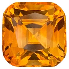 5.35 Carat Natural Loose Madeira Citrine Cushion Cut Gemstone (pierre précieuse de Madère taillée en coussin)