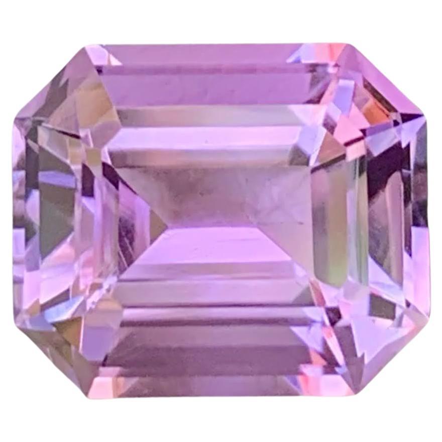 5.35 Karat Natürlicher Loser Lila Amethyst Stein Smaragd Schliff Brasilianischer Edelstein
