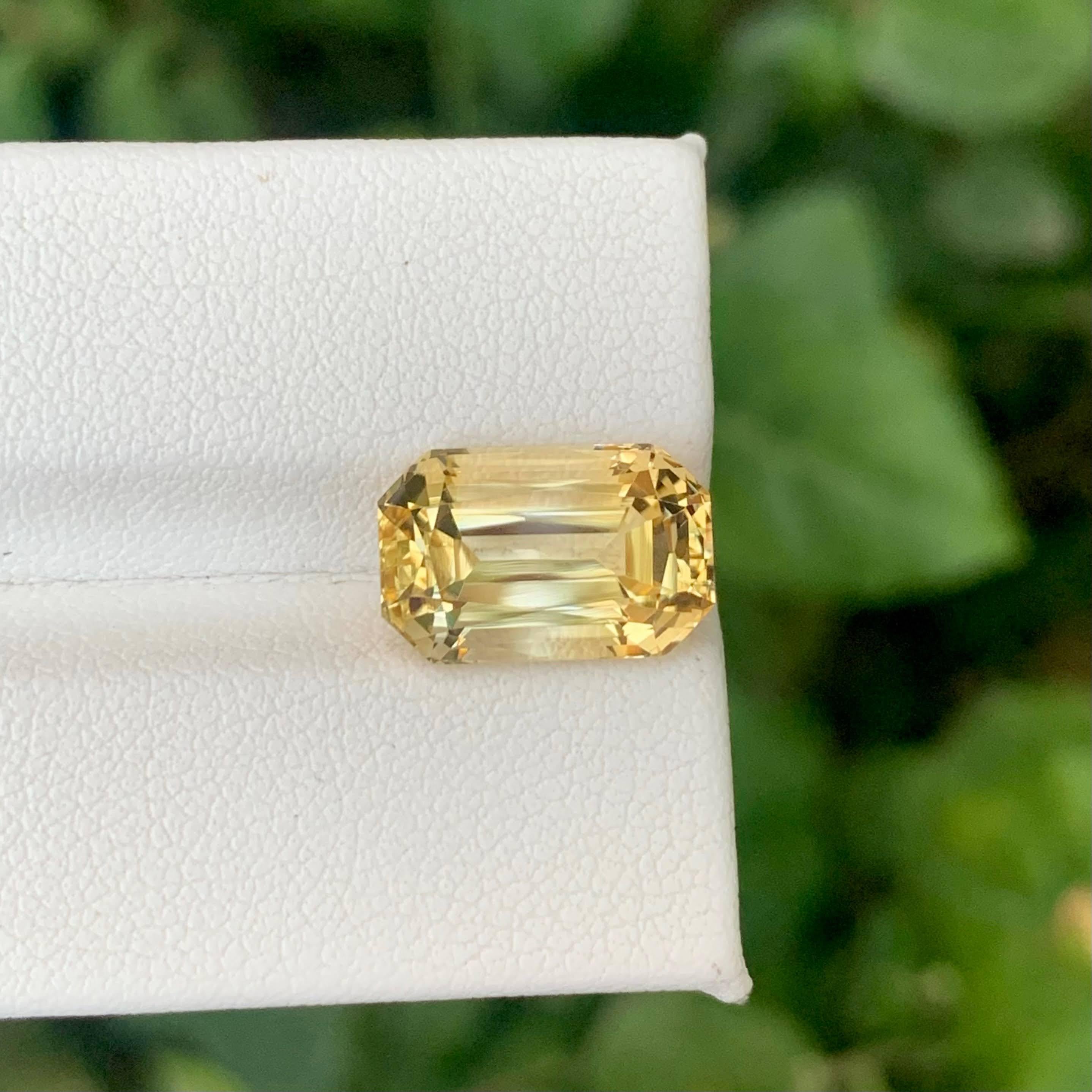 Weight 5.35 carat 
Dimensions 12.8x8.2x7.2 mm
Treatment None 
Origin Brazil 
Clarity Loup Clean 
Shape Cut Cushion 




This radiant 5.35 Carat Natural Yellow Golden Citrine displays a warm, luminous golden hue that reflects the signature beauty of