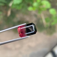 Gema suelta de turmalina bicolor natural de 5,35 quilates