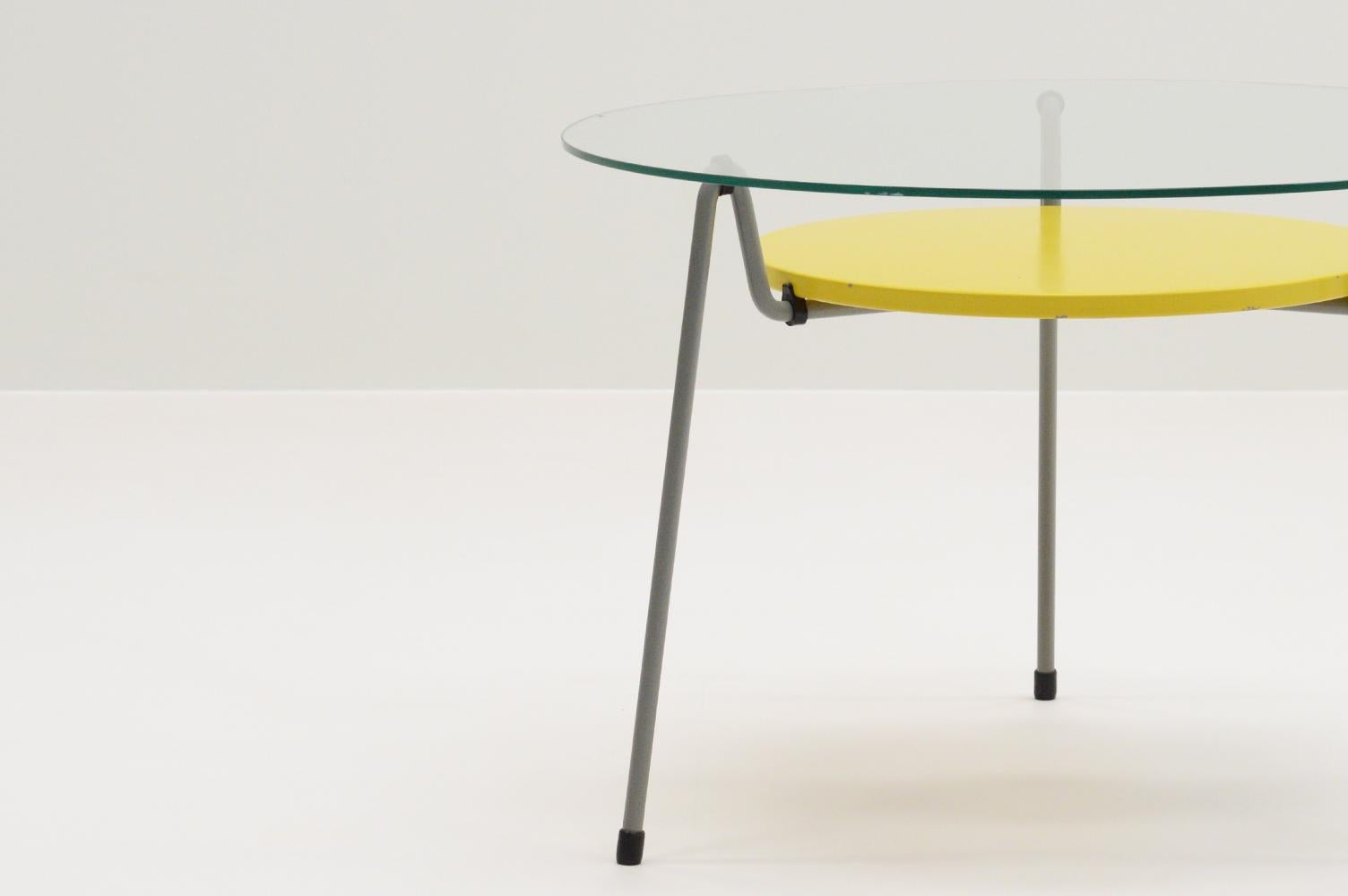 Dutch 535 table by Wim Rietveld for Gispen, The Netherlands 50s.