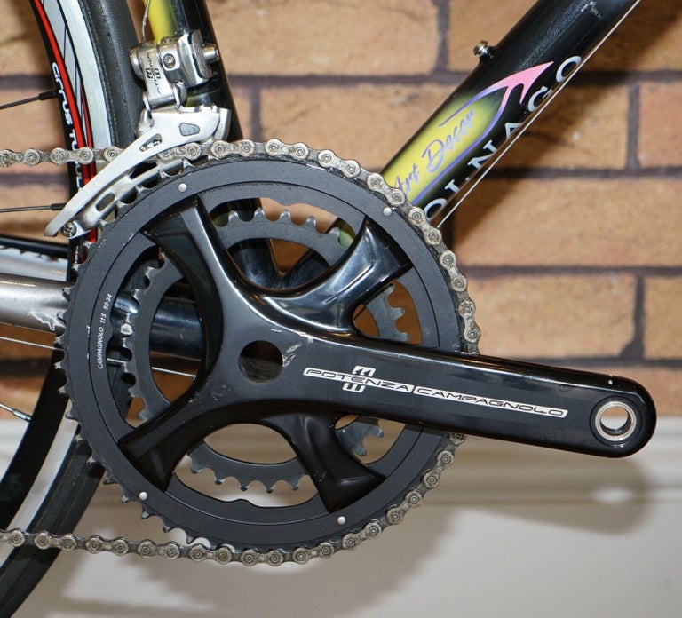 53.5CM RARE COLNAGO TITANIO TITANIUM ROAD BIKE ART DECOR PAiNT SCHEME CAMPAGNOLO For Sale at 1stDibs