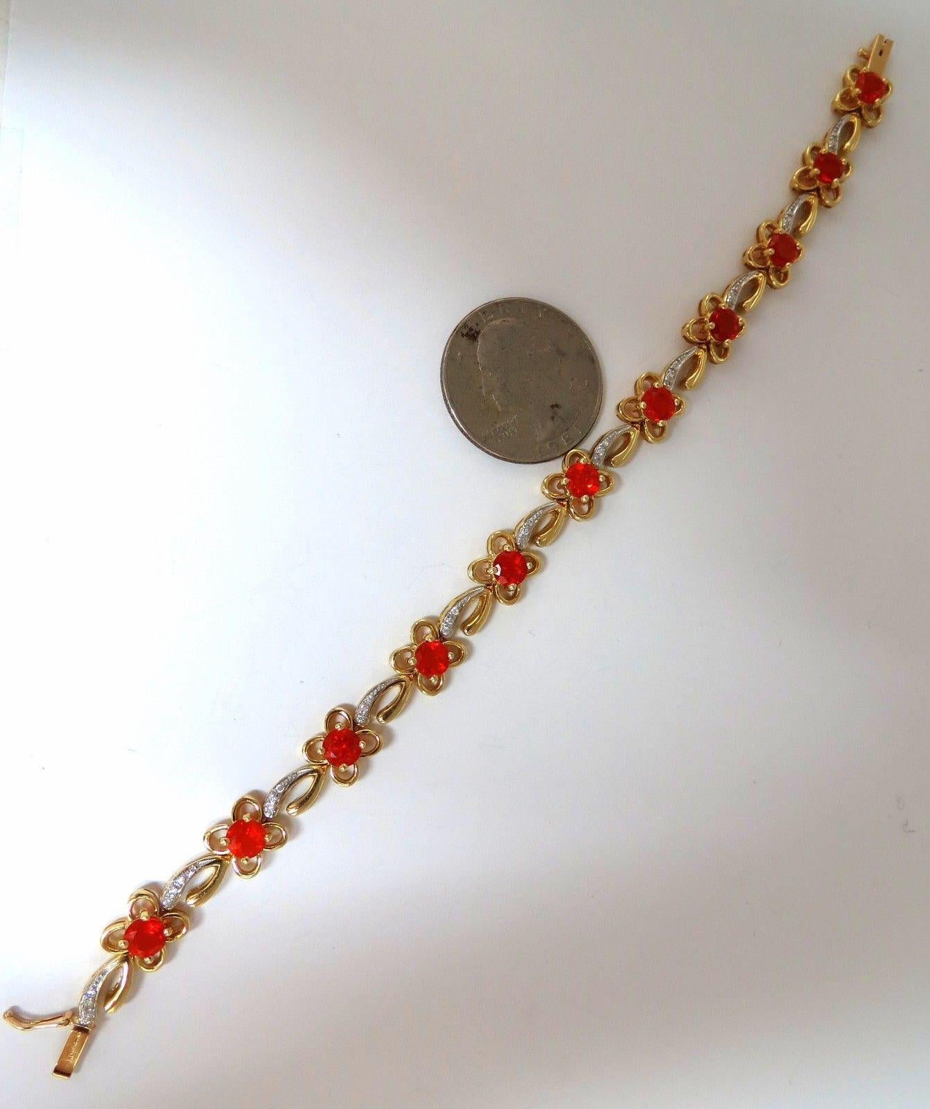 opal clover bracelet
