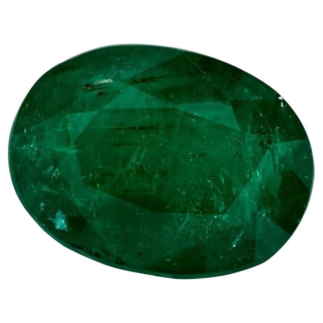 5.36 Carat Emerald Oval Loose Gemstone (pierre précieuse en vrac)