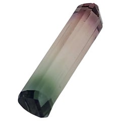Vintage 5.36ct Natural Watermelon Loose Tourmaline of Emerald Cut.