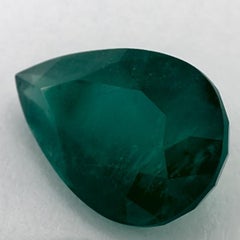 5.37 Ct Emerald Pear Loose Gemstone