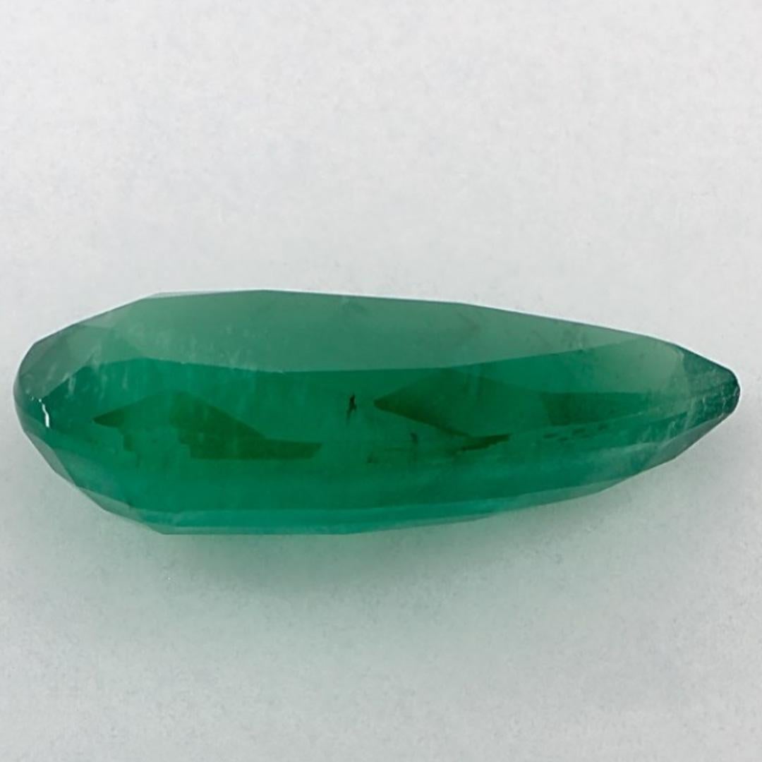 Gema suelta de pera esmeralda de 5.37 qt en Nuevo estado para la venta en Fort Lee, NJ