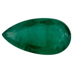 Gema suelta de pera esmeralda de 5.37 qt