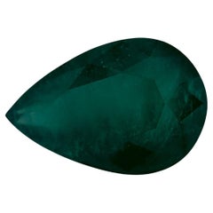 Gema suelta de pera esmeralda de 5.37 qt