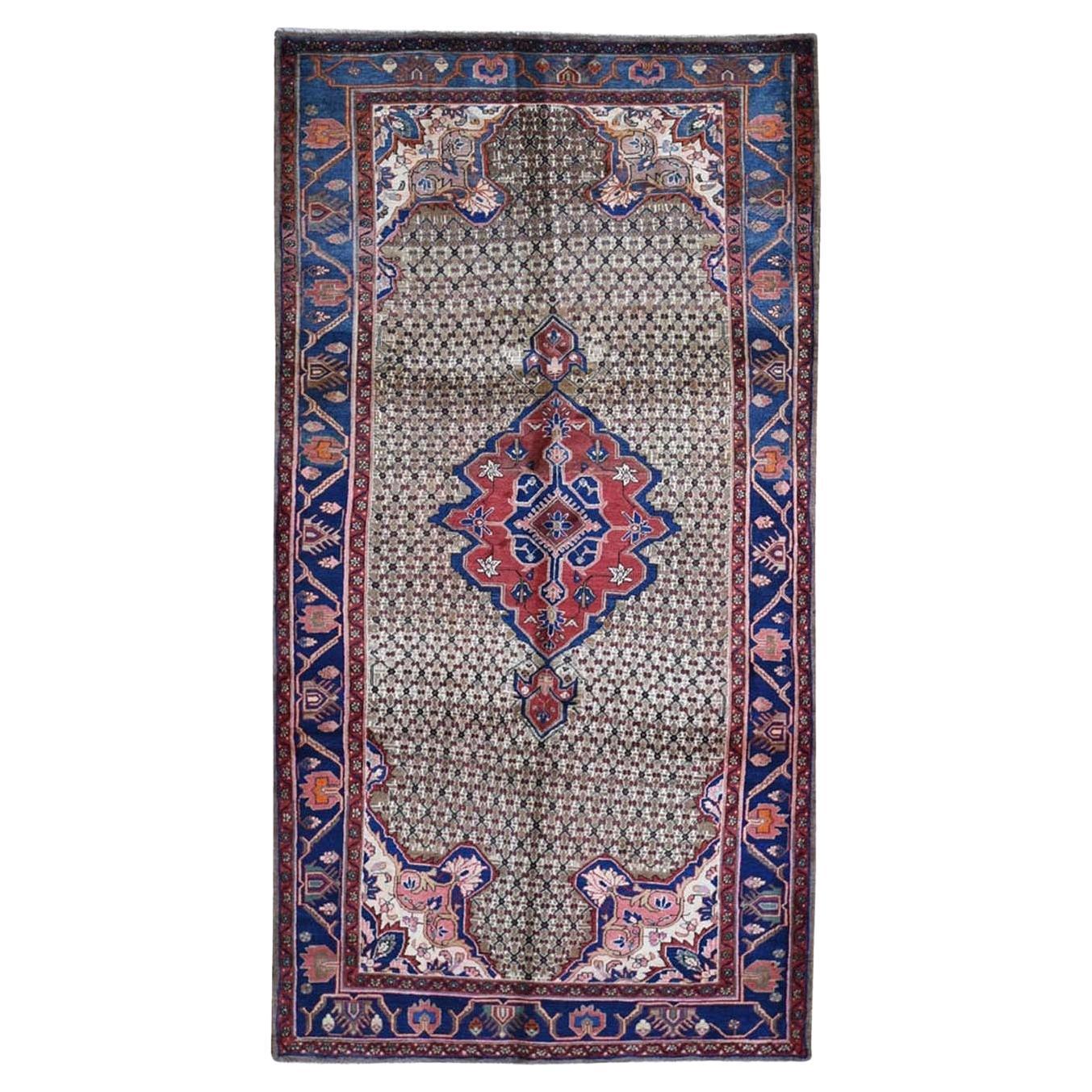 5
3 "x10
6" New Persian Hamadan mit Kamelhaar Medaillon Design Hand Knotted Rug