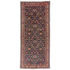5.3x12 ft Museum Quality Antique Caucasian Kuba Rug, circa 1840