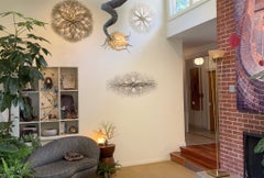 53"x25" Metal Wall Sculpture in Stainless and Bronze #685