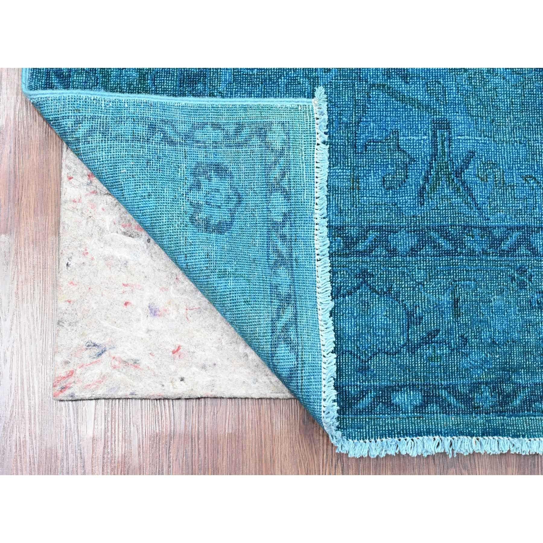 Azul Carolina, Peshawar Sobreteñida con Diseño Heriz, Desgastada, Pelo Cero, Anudada a Mano, 100% Lana, Alfombra Oriental
Materiales primarios: Lana
Látex: Sin pelo 
altura: 0,25 Pulgadas
Estilo: Transicional
Color principal: Azul
Colores