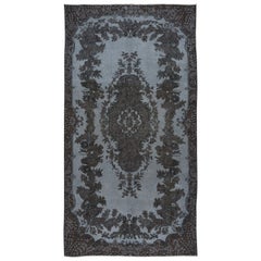 5.3x9.7 Ft Gray Handmade Turkish Area Rug for Living Room and Dining Room (tapis turc fait à la main pour le salon et la salle à manger)