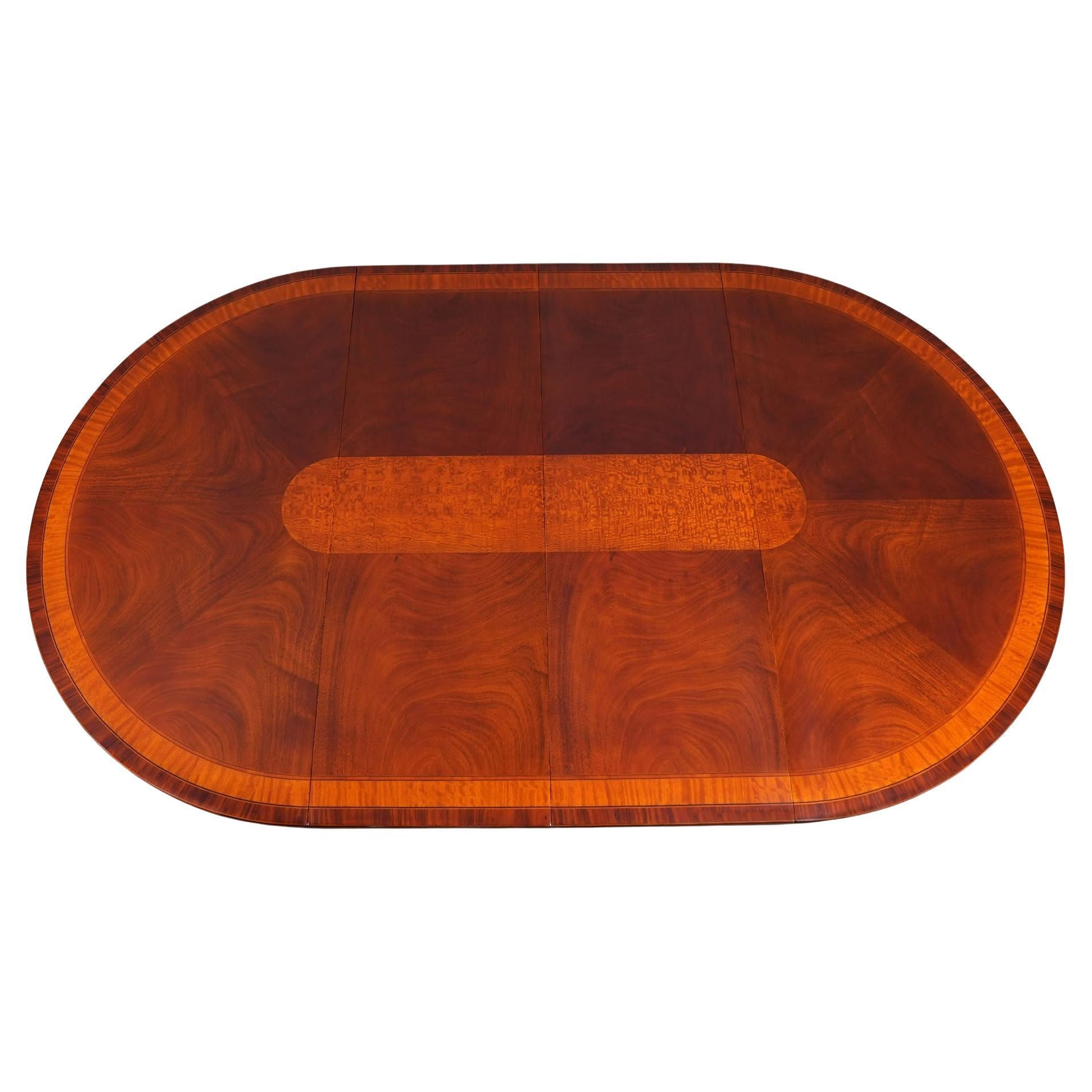 54″-90″ Table ronde en acajou en vente