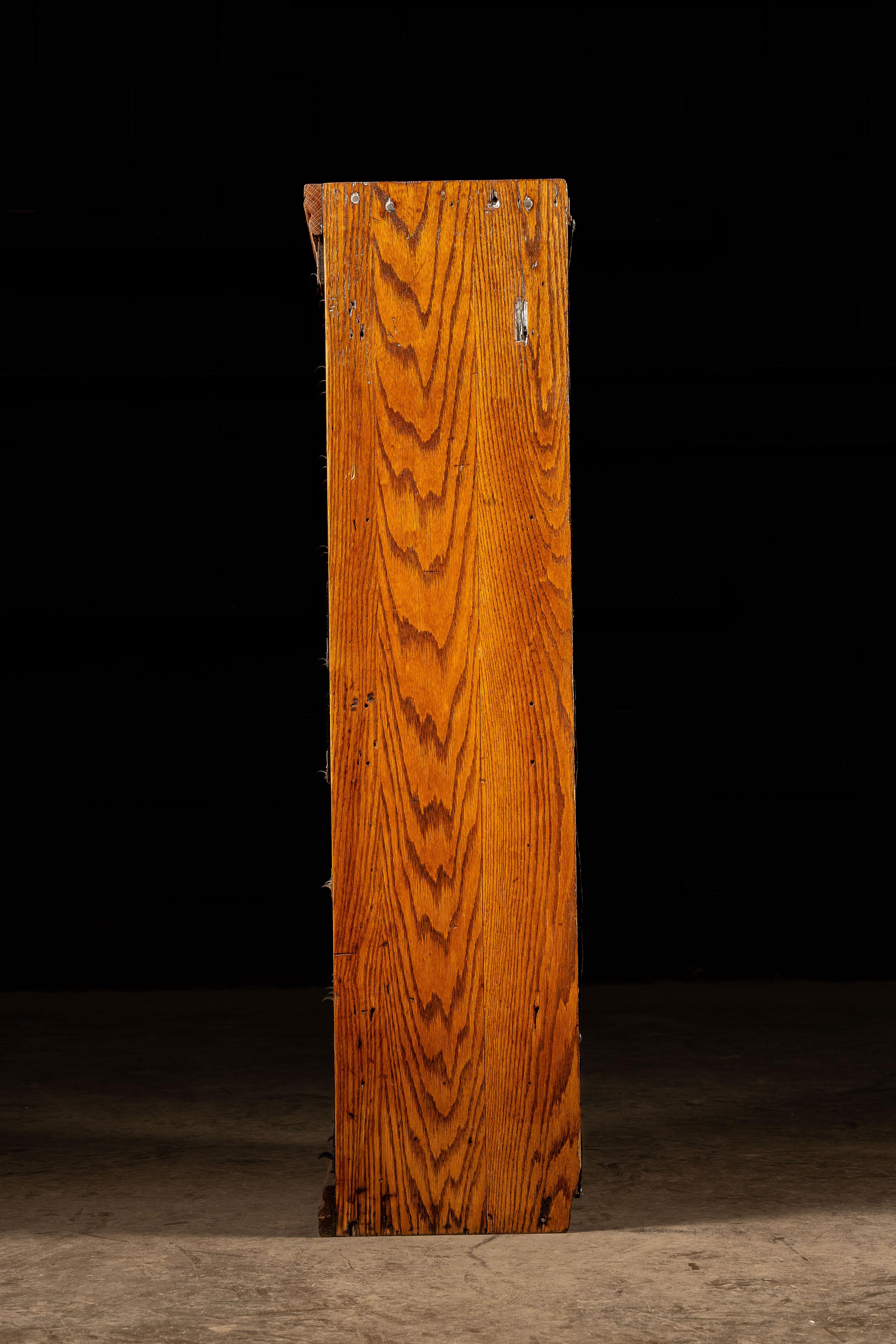 54-Drawer Oak Arts & Crafts Movement Small Parts Cabinet 3