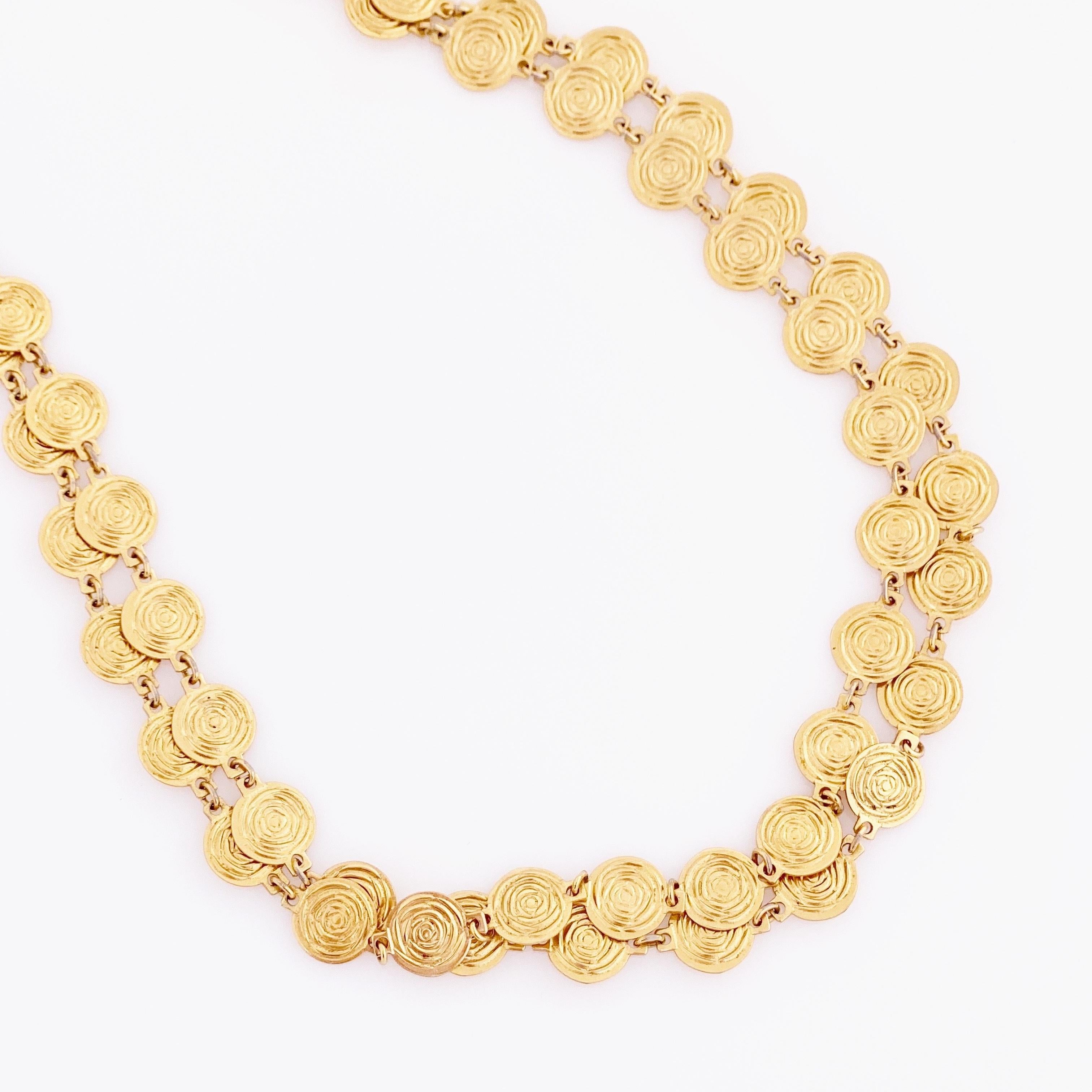 gold swirl chain