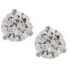 5.40 Carat Natural Diamond Studs Very Good Cut