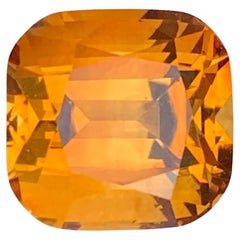 5.40 Carat Natural Loose Madeira Citrine Cushion Cut Gemstone 5.40 Carat Natural Loose Madeira Citrine Cushion Cut Gemstone