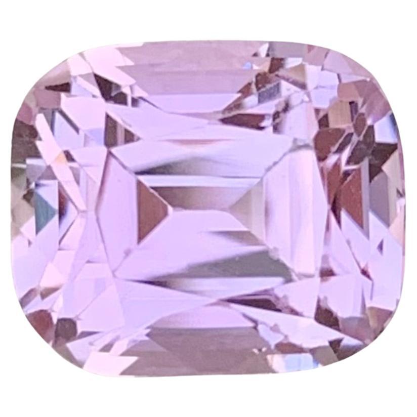 5.40 Carat Natural Loose Pink Kunzite Cushion Shape Gemstone