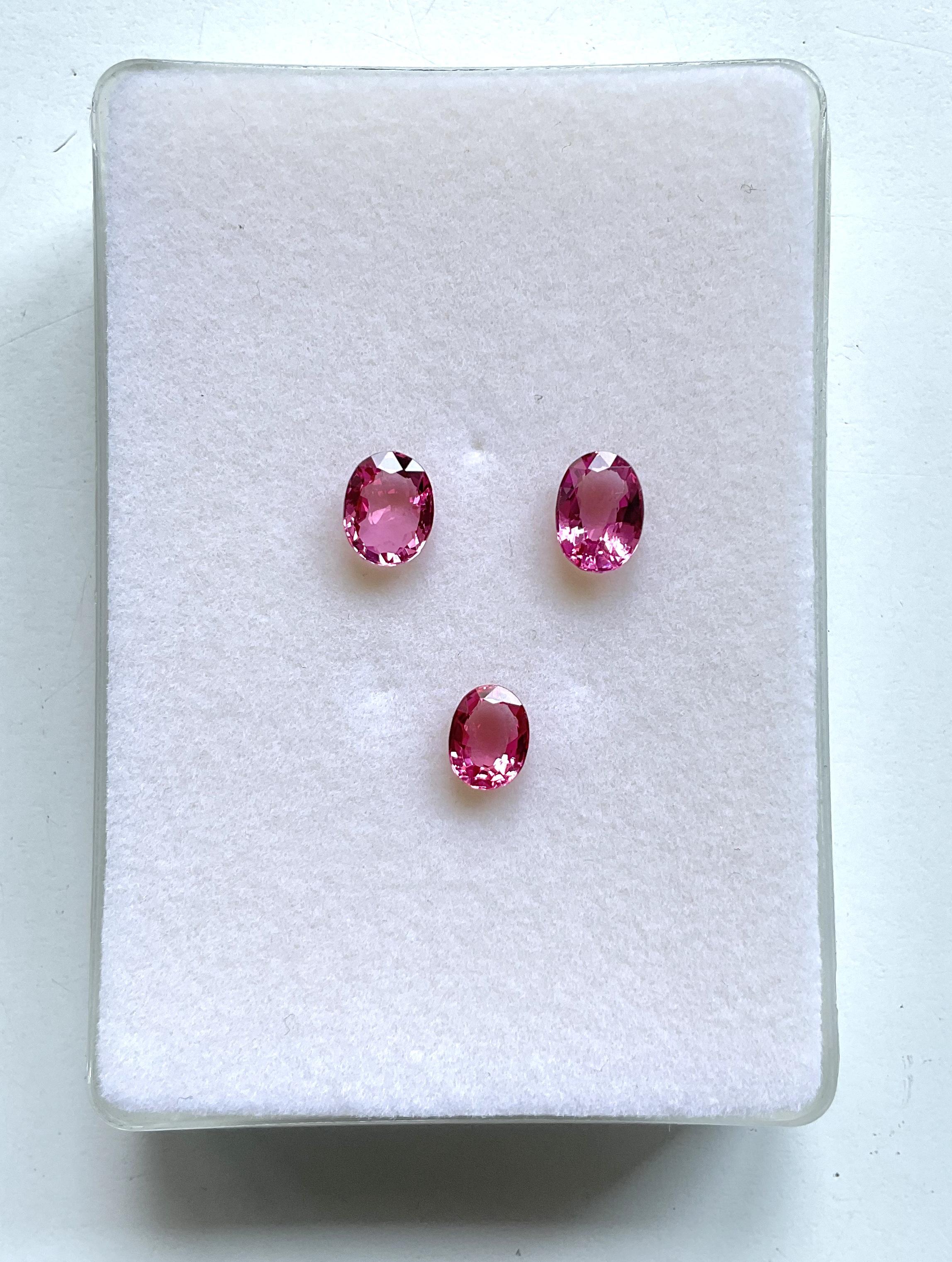 Oval Cut 5.40 Carats Tanzania Mahenge Pink Spinel Cut stone For Jewelry Natural Gemstone For Sale