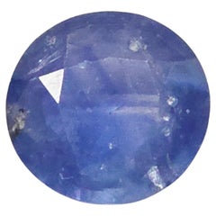 Saphir Naturel Rare De 7,95 Carats - Bleu Rond Certifié AGL, Non Traité, Origine Sri Lanka