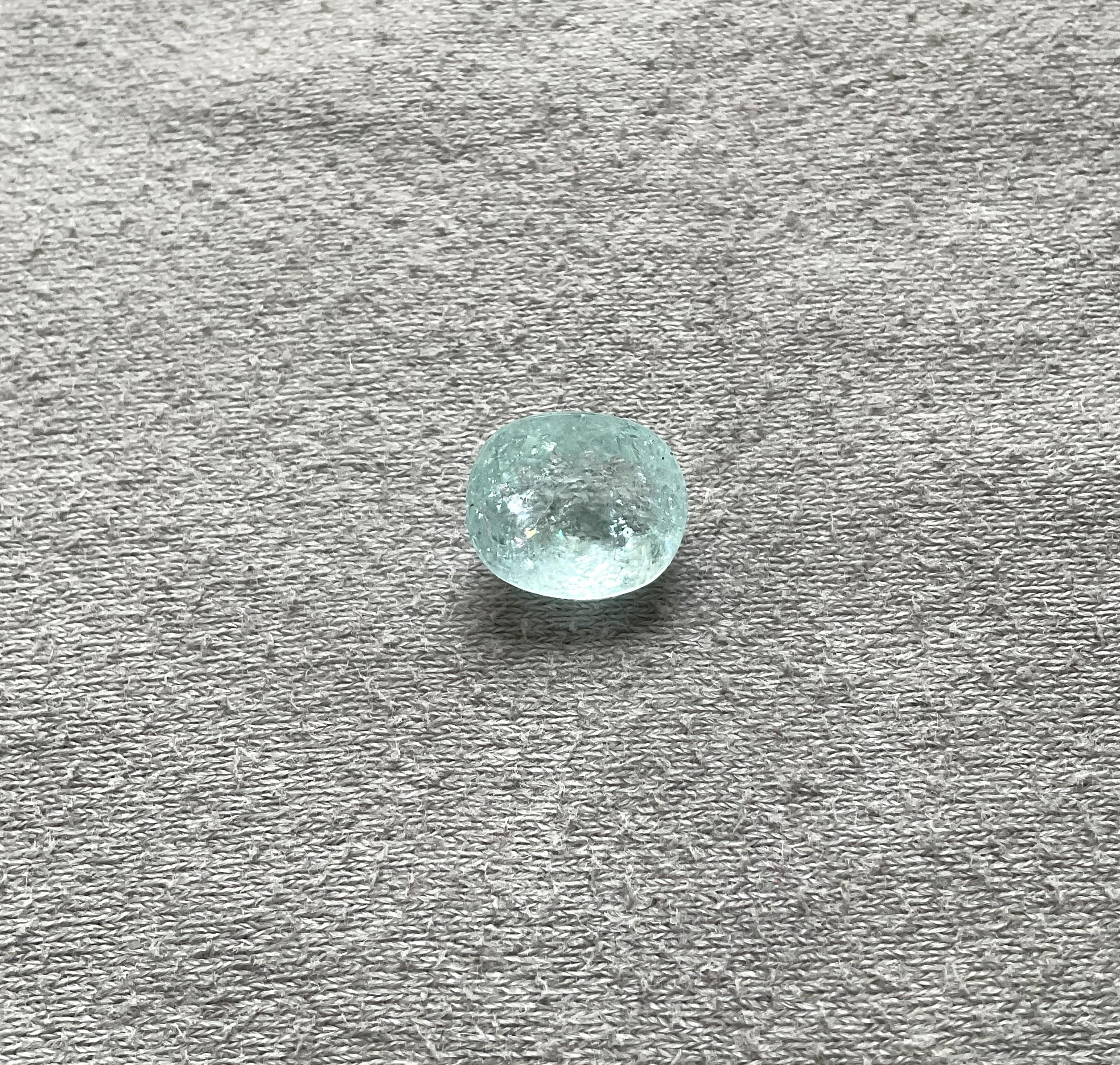 5.44 Carats Paraiba Tourmaline Oval Cut Stone for Fine Jewelry Natural gemstone In New Condition For Sale In Jaipur, RJ