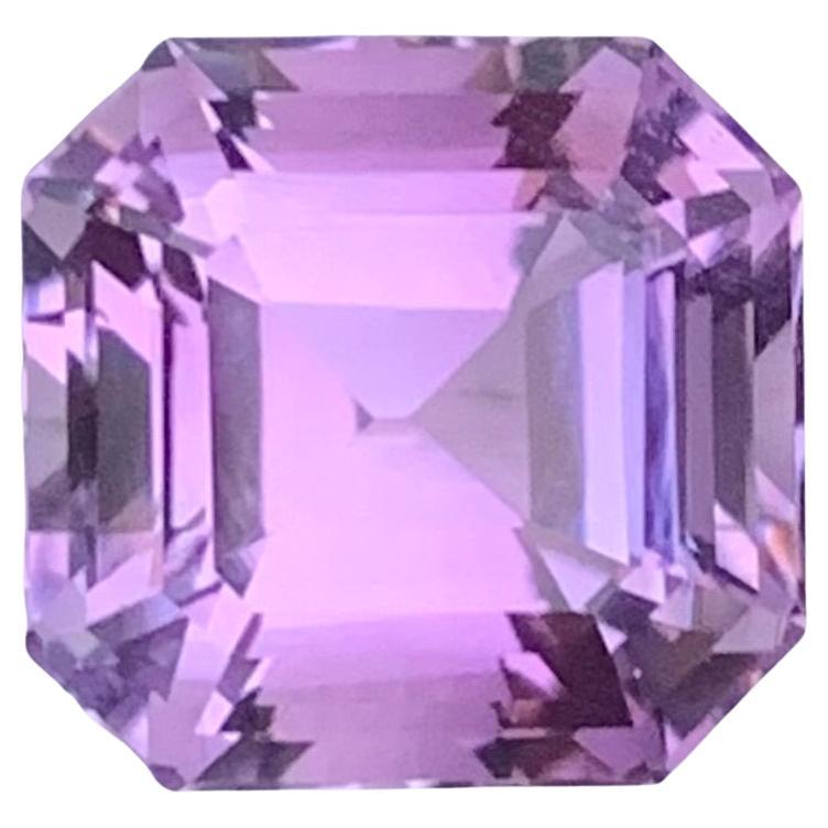 5.45 Carat Natural Loose Amethyst Octagon Shape Gemstone For Sale