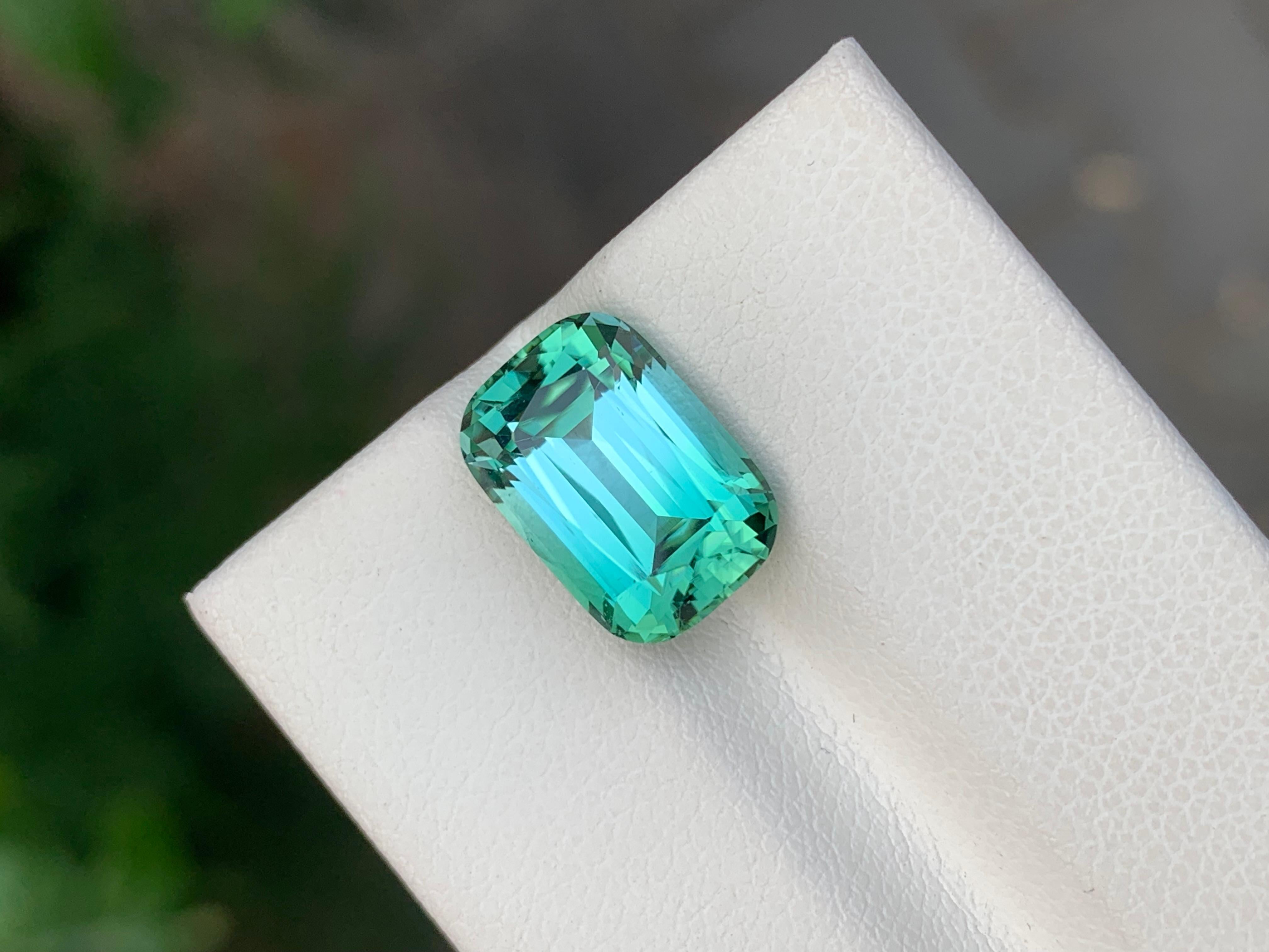 Top Quality 5.45 Carats Natural Loose Bicolor Seafoam Tourmaline en vente 1