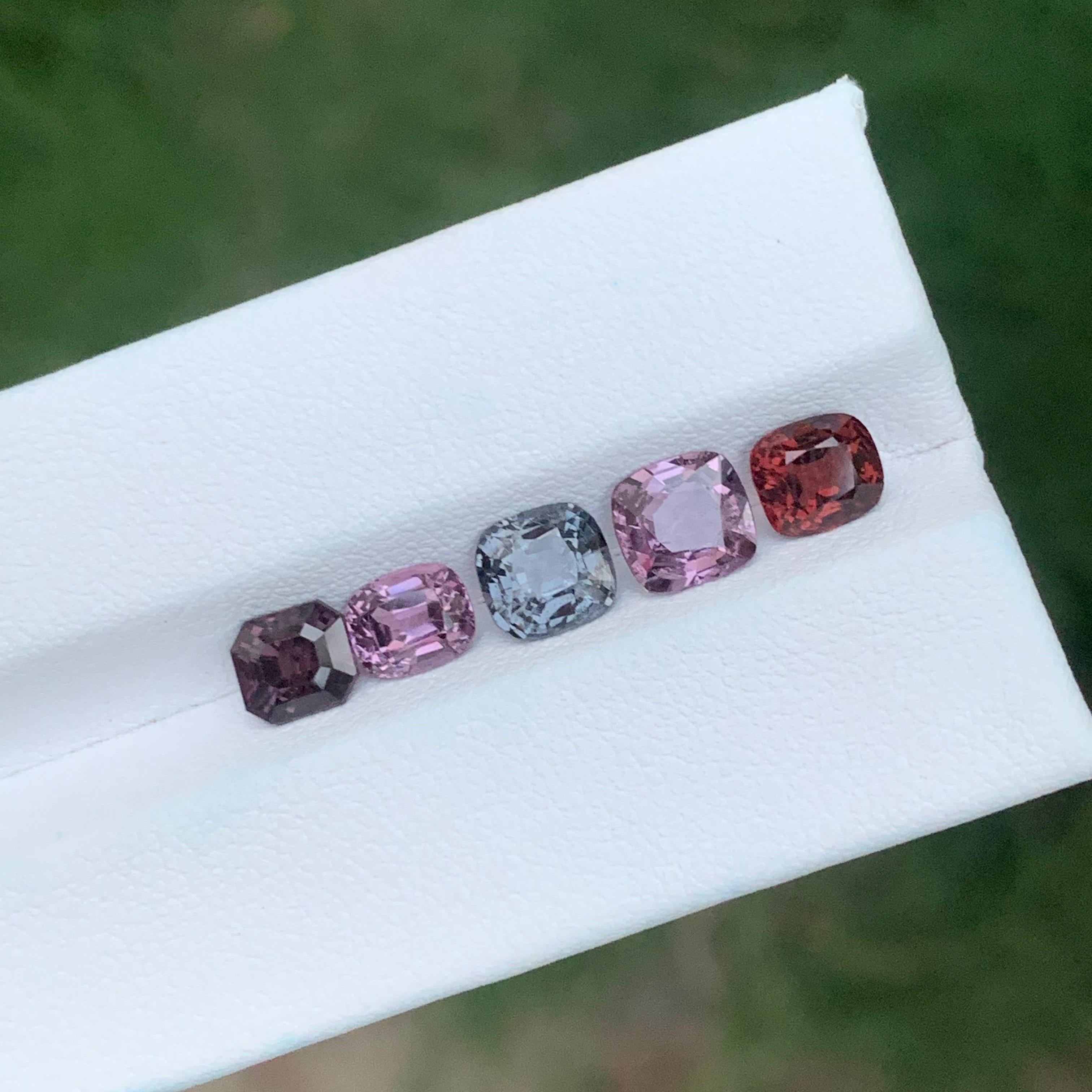 5.45 Karat natürliches loses Spinellgefäß für die Schmuckherstellung im Angebot 4