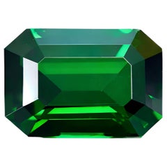 5,45 carati di tsavorite verde vivida doppiamente certificata  Africa orientale Provenienza