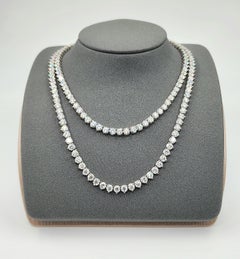 Exquisite Platinum 54.57 Carat Diamond Opera Necklace – 32 Inches
