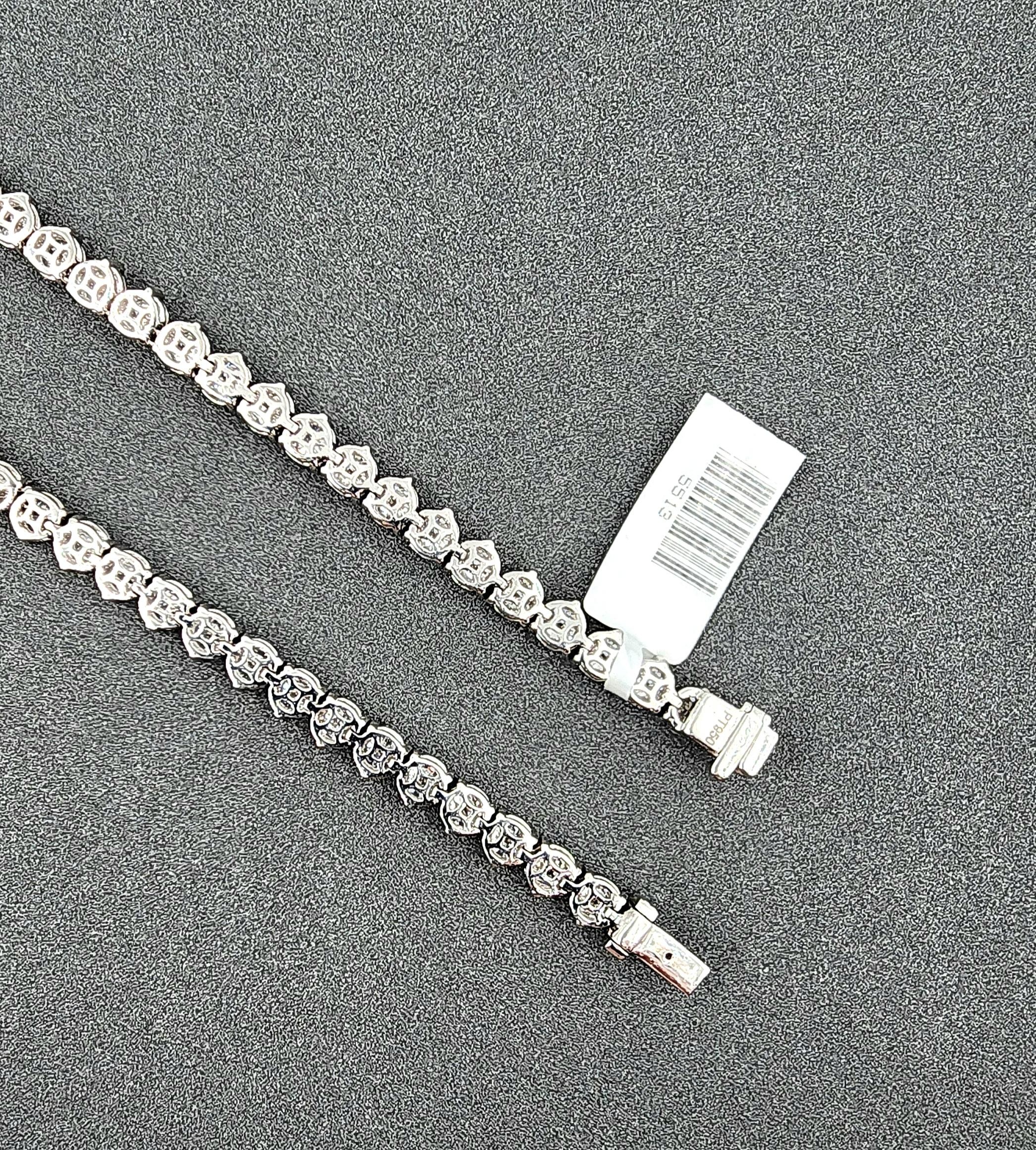 Collana Opera con diamanti rotondi da 54.57 carati In condizioni Nuovo in vendita a Chicago, IL