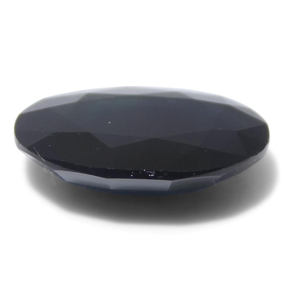 Saphir bleu ovale de 5,45ct d'Australie en vente 2