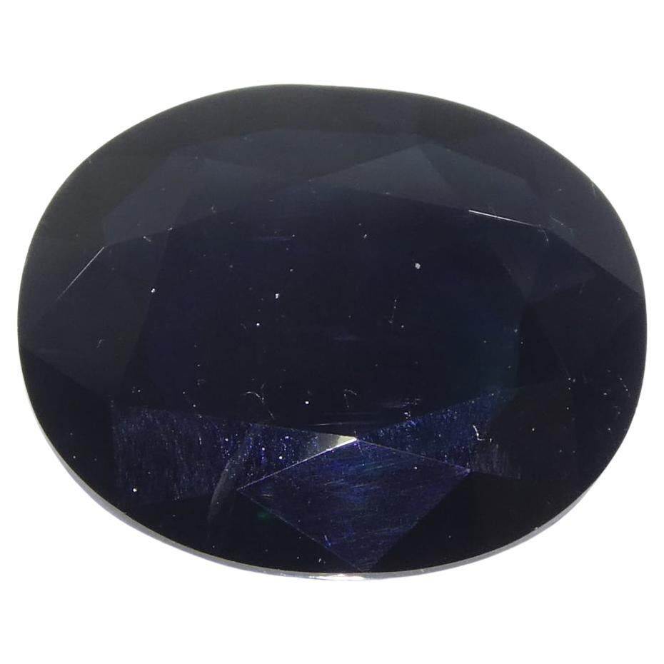 5,45ct Ovaler Blauer Saphir aus Australien