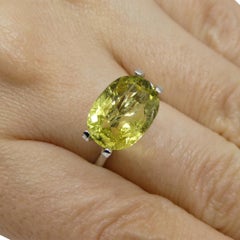5.45ct Oval Yellow Tourmaline