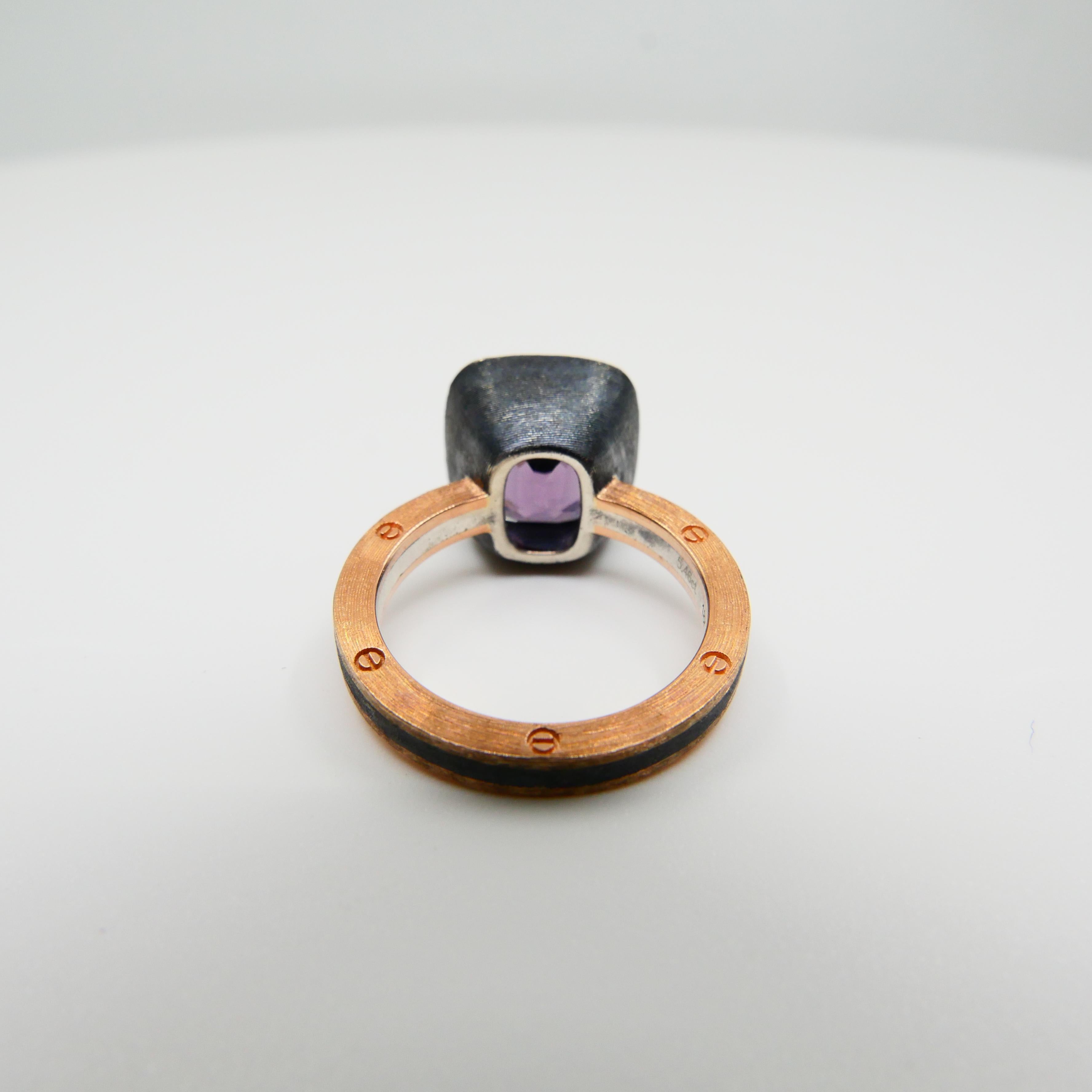 purple and golden combination