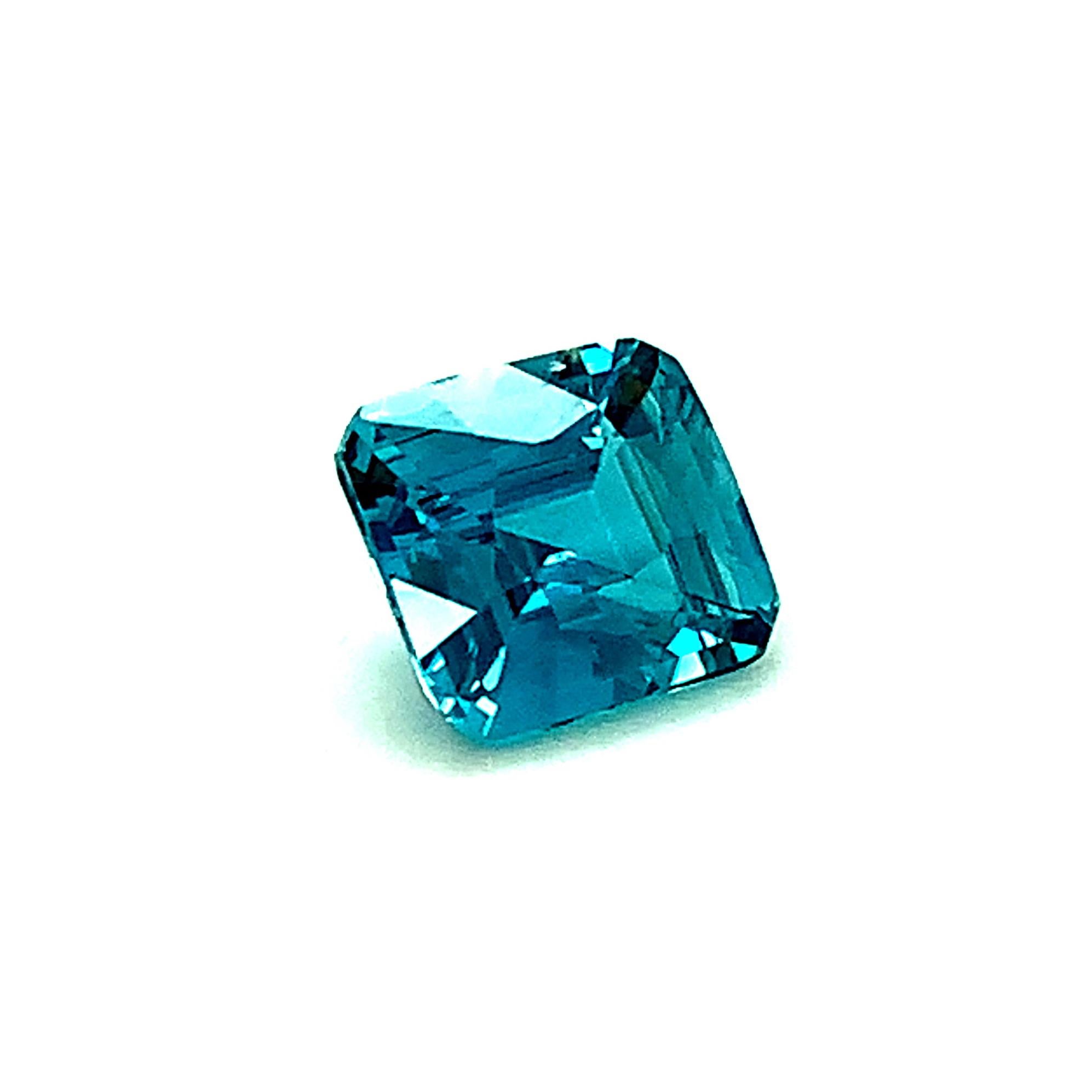 blue zircon stone