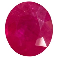 5.48 Carat Oval-shaped Burma Ruby